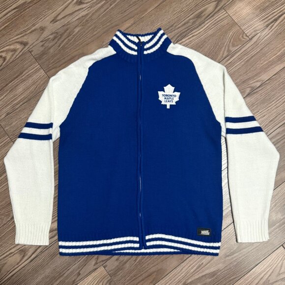 Vintage Toronto Maple Leafs Men’s XL Zip-Up Sweater - Picture 1 of 11